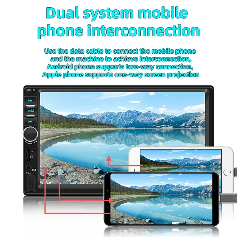 

Screen MP5 Player Stereo Car Radio Stereo 2DIN Player MP5 Bluetooth