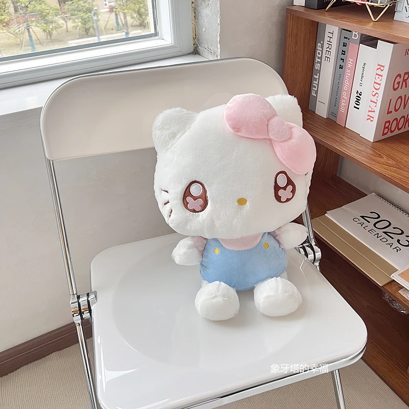 Sanrio – peluche Hello Kitty, 35/45cm, peluche douce, dessin animé, Kawaii, câlin, poupée pour filles, cadeaux de noël