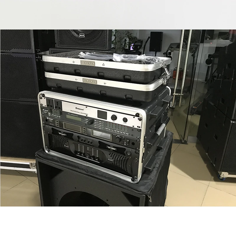 6U Aluminum Flight Case Audio Equipment System for Stage
