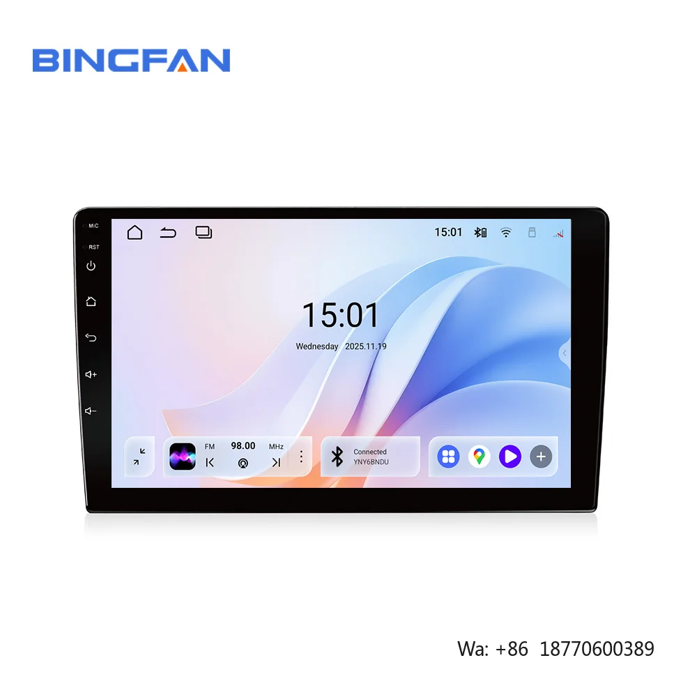 Real Android 15.0 WIFI 6 Car Screen 7/9/10 Inch Wireless Carplay Android Auto DSP 8 Core 4G Model DVD Player GPS Navigation