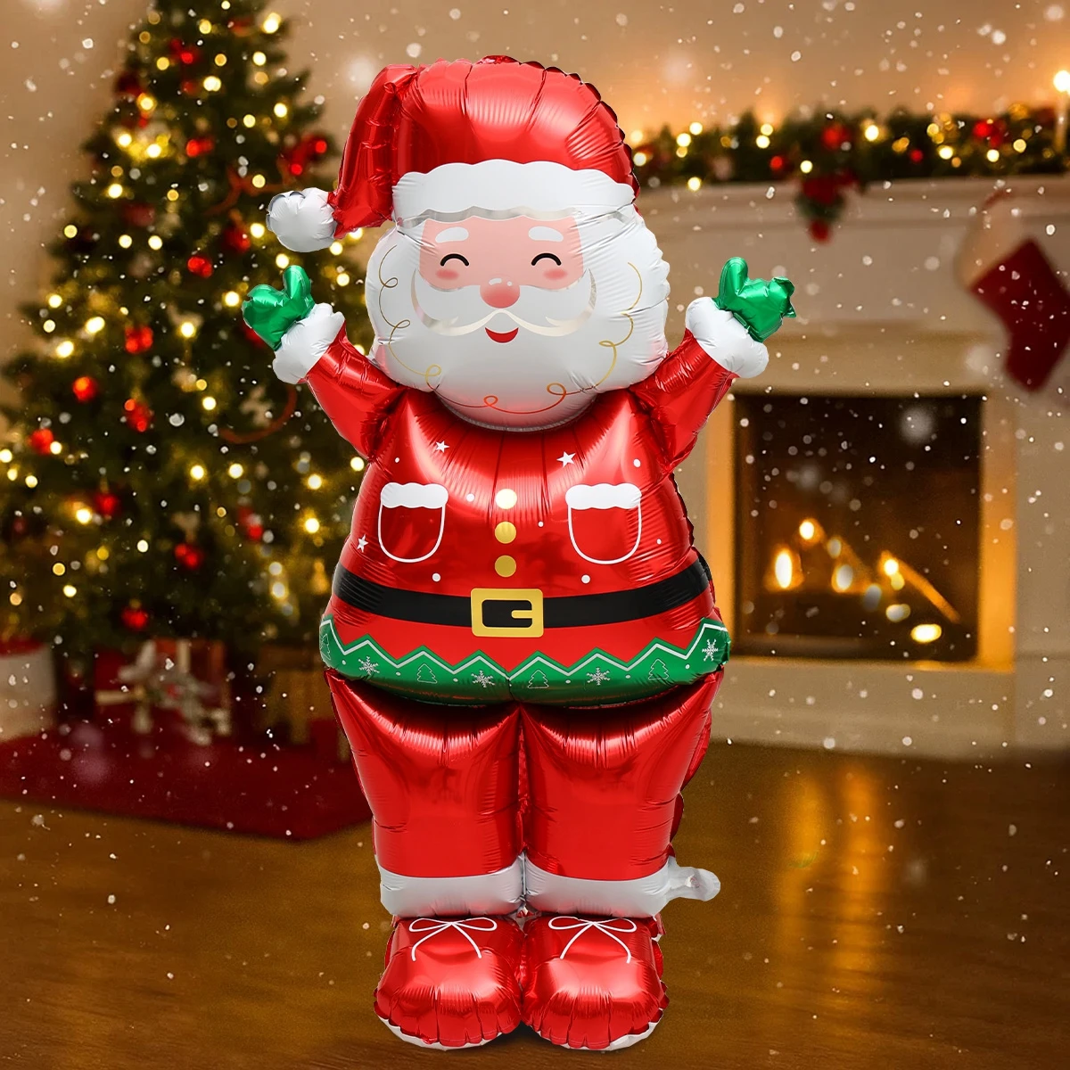 1pc Große Weihnachten Stehende Folienballons Weihnachtsbaum Santa Claus Schneemann Nussknacker Weihnachten Folienballon Neujahr Ballon