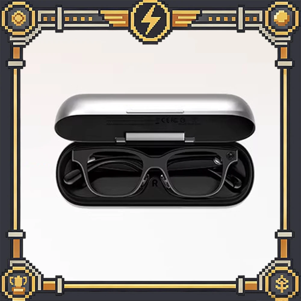 

Эксклюзивный перезаряжаемый чехол для очков Rokid AI Glasses, 3150 мАч, большая емкость, магнитное крепление, быстрая зарядка без индукции