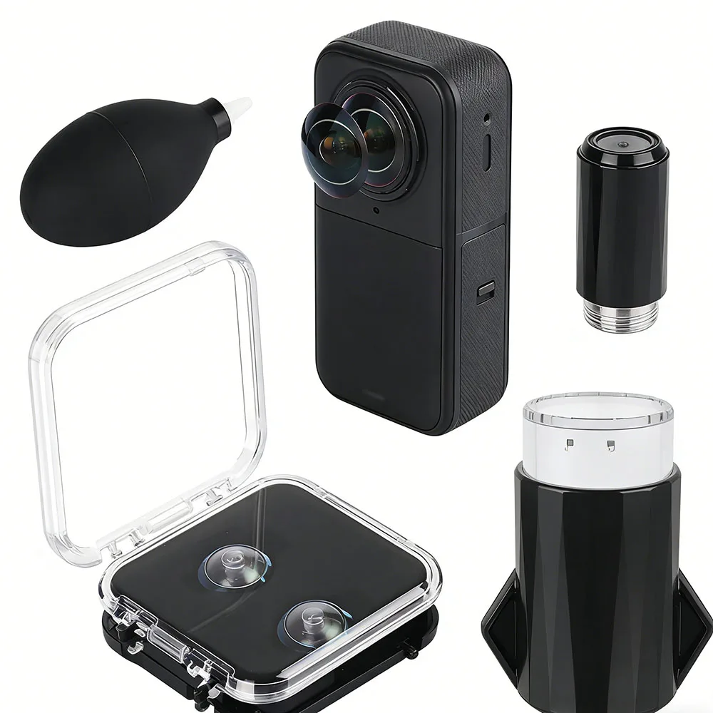 

Комплект сменных линз для экшн-камеры Insta360 X5, аксессуары для замены объективов