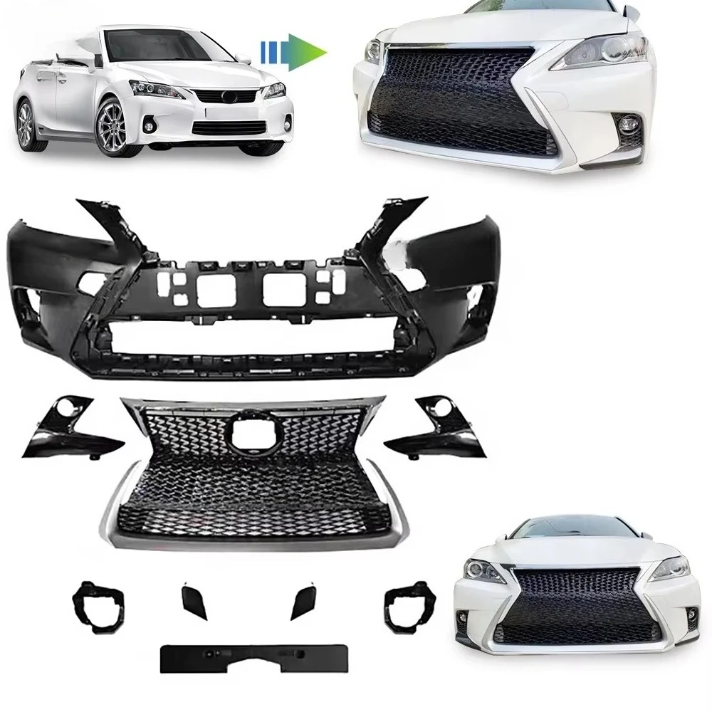 

XDS Best Selling Old To NEW Auto Car Bodykit For 2011-2014 LE-XUS CT200 To 2015-2017 Style Front Bumper High Quality