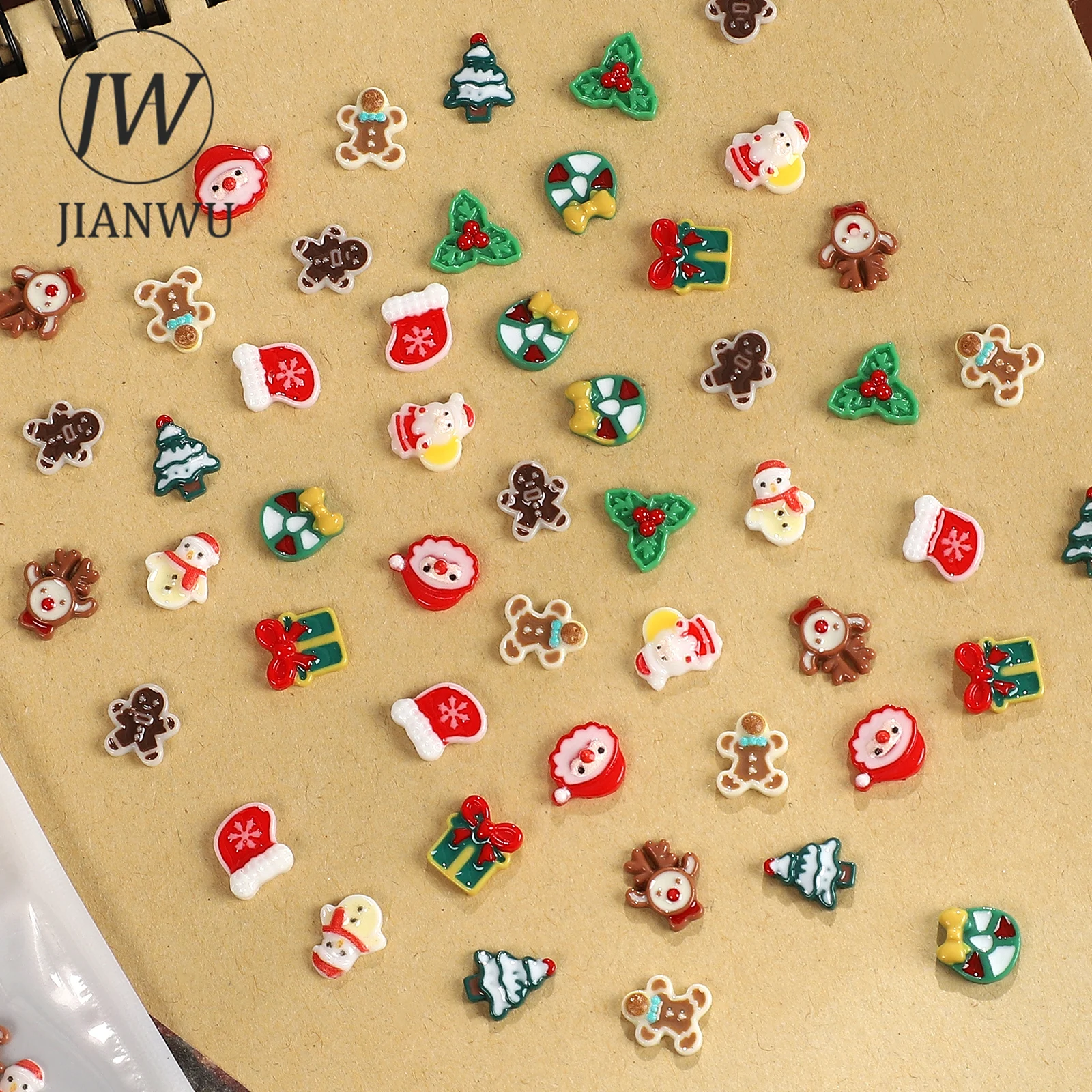 

JIANWU Kawaii мультфильм Рождество Хэллоуин фестиваль Декор материал смолы коллаж Скрапбукинг творческий DIY журнал канцелярские принадлежности