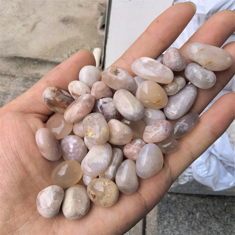 10-20mm Natürlicher Kristall Amethyst Rosenquarz Kies Unregelmäßig Poliert Reiki Heilstein Getrommelter Stein Aquarium Heimdekoration – Detail 1