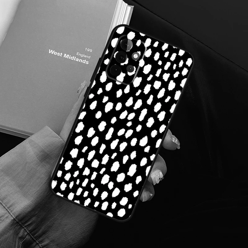 Polka Dot Phone Case For Samsung Galaxy A54 A34 A14 A52 A32 A22 A12 A51 A71 A50 A70 A13 A33 A53 Cover