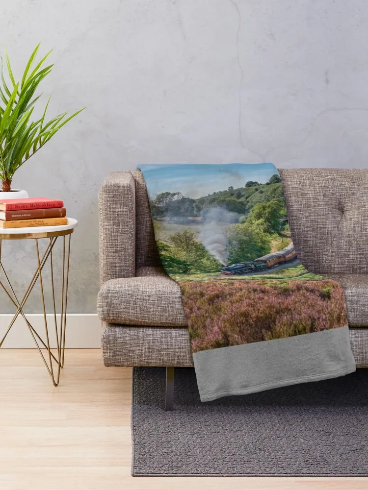 The North Yorkshire Moors Railway Throw Blanket Blankets Sofas Of Decoration Sofa Blankets