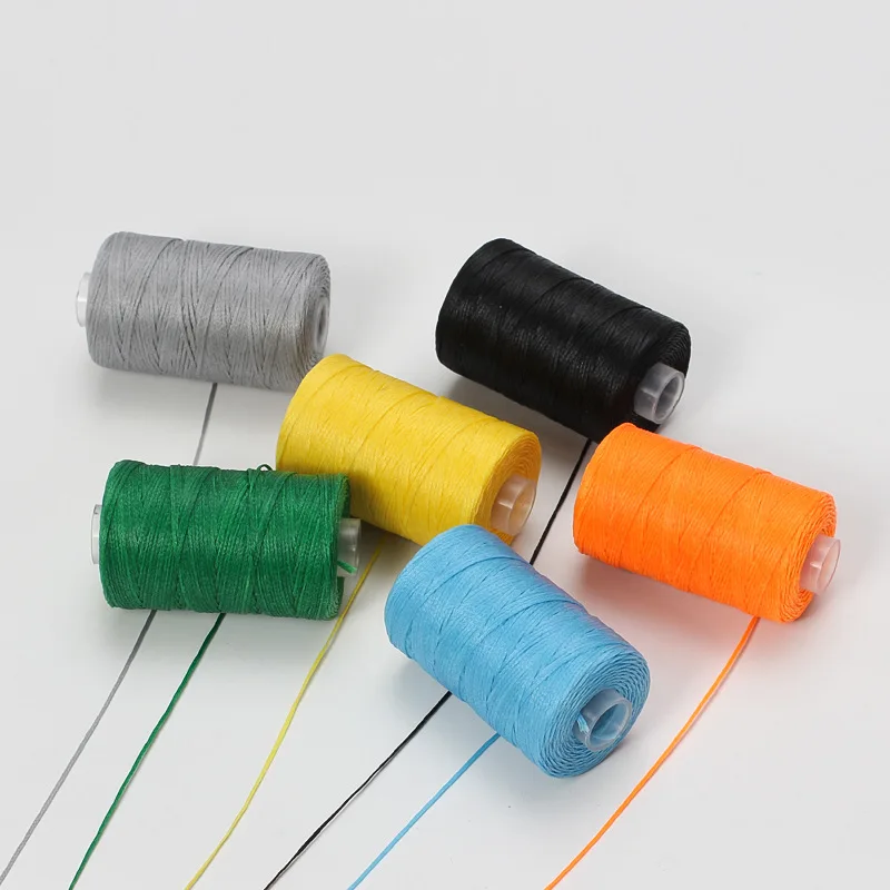 150D Flat Waxed Thread Leather Sewing Wax String Polyester Cord Craft Stitching DIY Bag Bookbinding Sail Bracelet Braid Jewelry