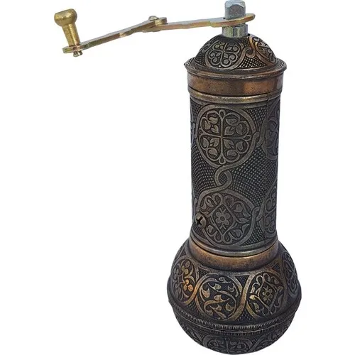 EHA Mill, Osmanli Motif Coffee and Spice El Degirmeni, 17 Cm, Sari Oxide