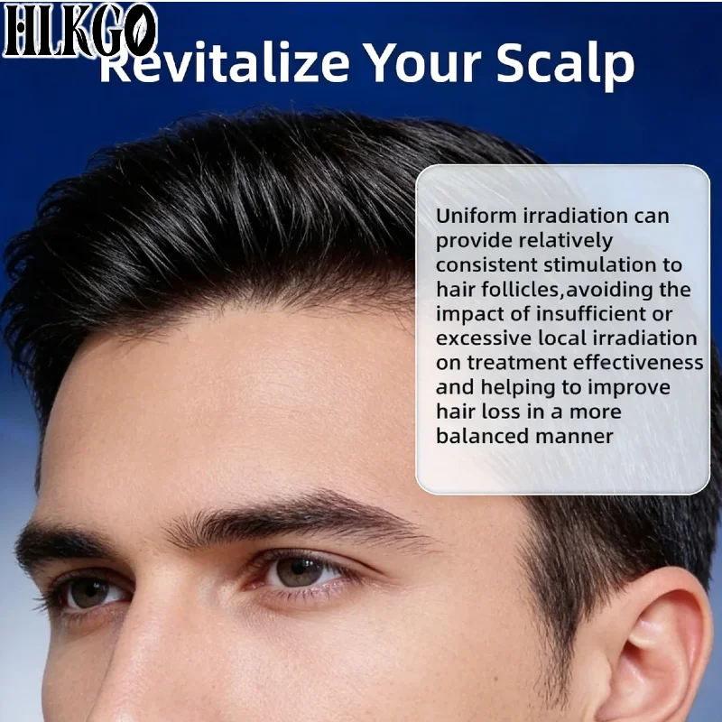 

Профессиональная лазерная шапочка для роста волос с красным светом, полностью натуральная терапия, проста в использовании для процедур по восстановлению роста волос.