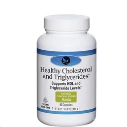 Healthy Cholesterol And Triglycerides -60 Capsules - Supports Healthy Hdl And Triglyceride Levels - Non Gmo, Vegetarian