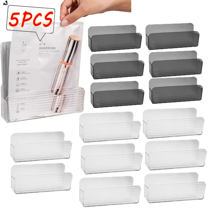 5/1PCS  New Large Capacity Senior Maquillage Skin Care Dust-proof Box Storage Box Storage Rack Lipstick Facial Storage Box