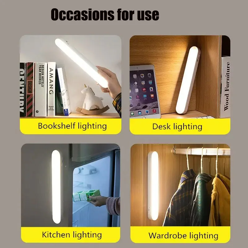 Magnetic LED Desk Lamp Table Lamp USB Charging Book Light Magnetic Office Study Touch Reading Light Remote Control Bedside Lamp