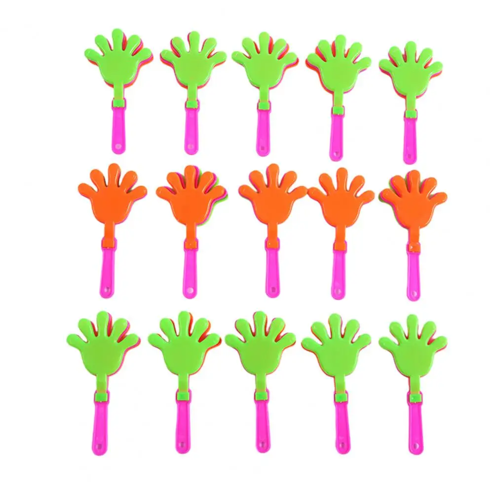 Dispositivo plástico batendo palmas para crianças e adultos, brinquedo Noisemaker, plástico colorido hand clapper, noisemaker, festa de Natal, ano novo, 2022