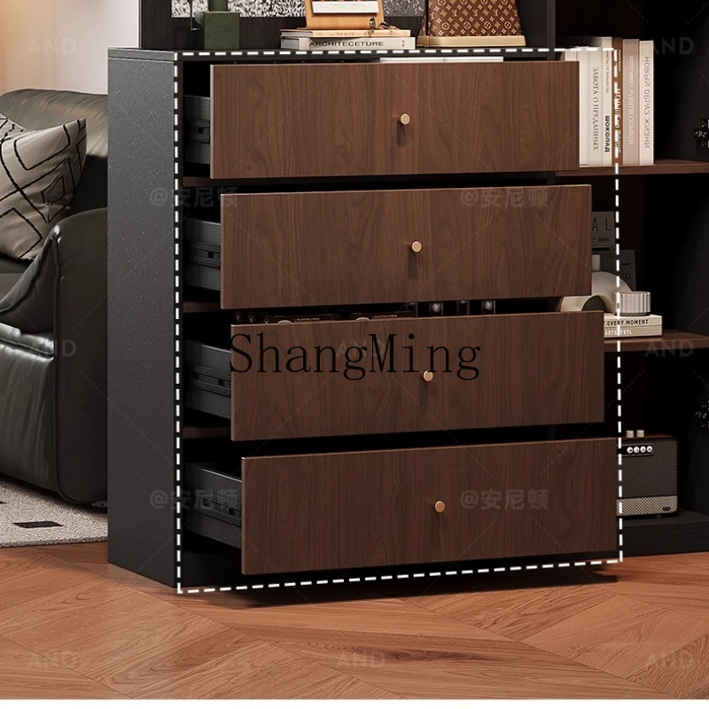 

WYX home entrance cabinet integrated front door glass partition cabinet storage cabinet