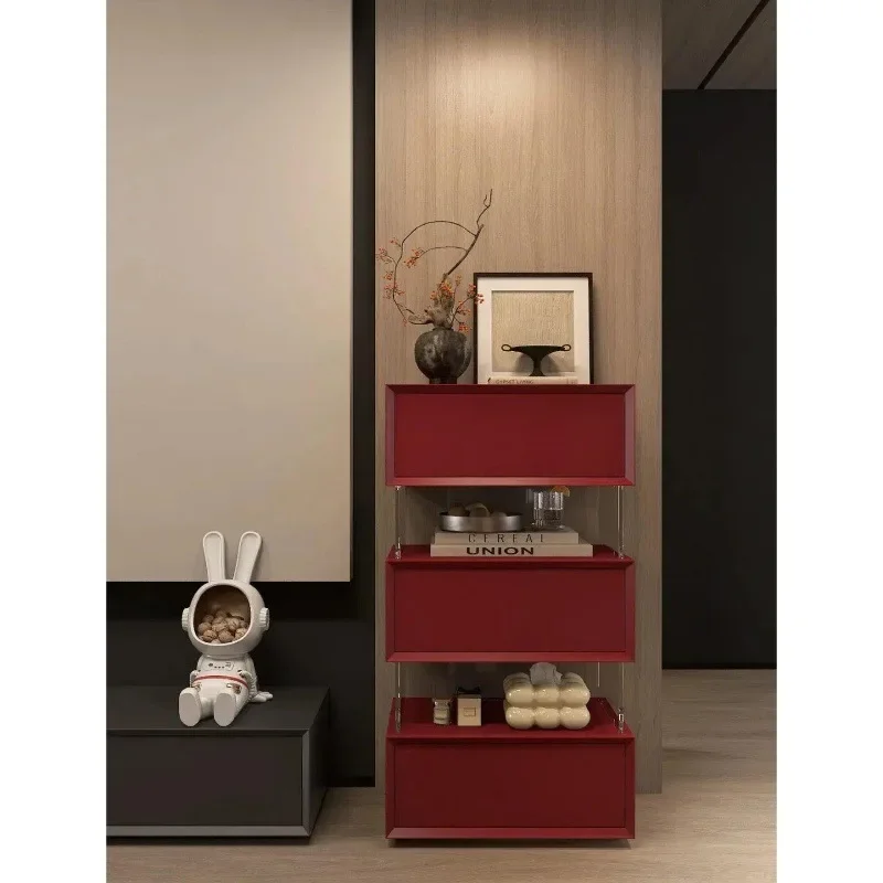 Suspended chest of drawers Italian minimalist modern storage chest of drawers piano paint