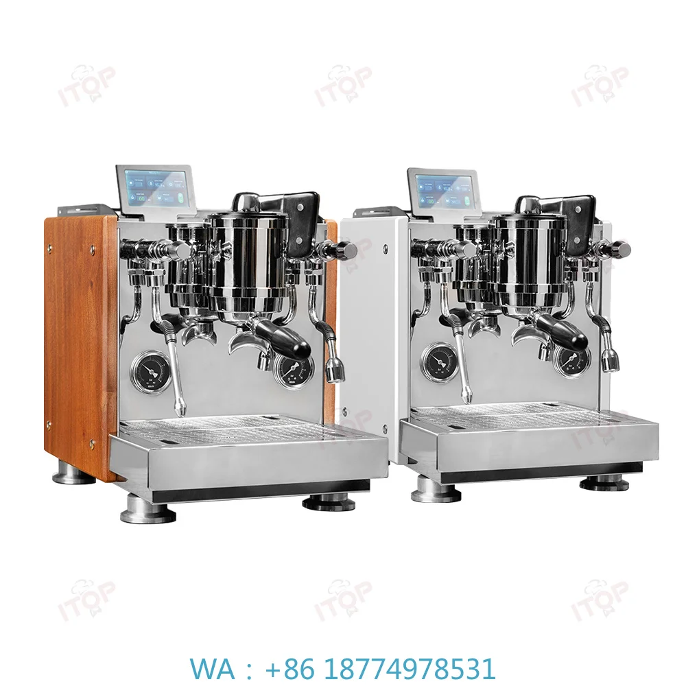 Luxury Commercial Professional Espresso Maker, 1 Group Rotary Pump Controllable Saturation Brewing Head for Hotel Coffee Shop
