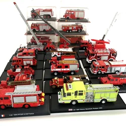 Diecast alaşım yangın söndürme kamyonu Model oyuncak koleksiyonu Dongfeng EQ141 1924 ahahfaks 1997 Pierce kuantum Pumper abd araç