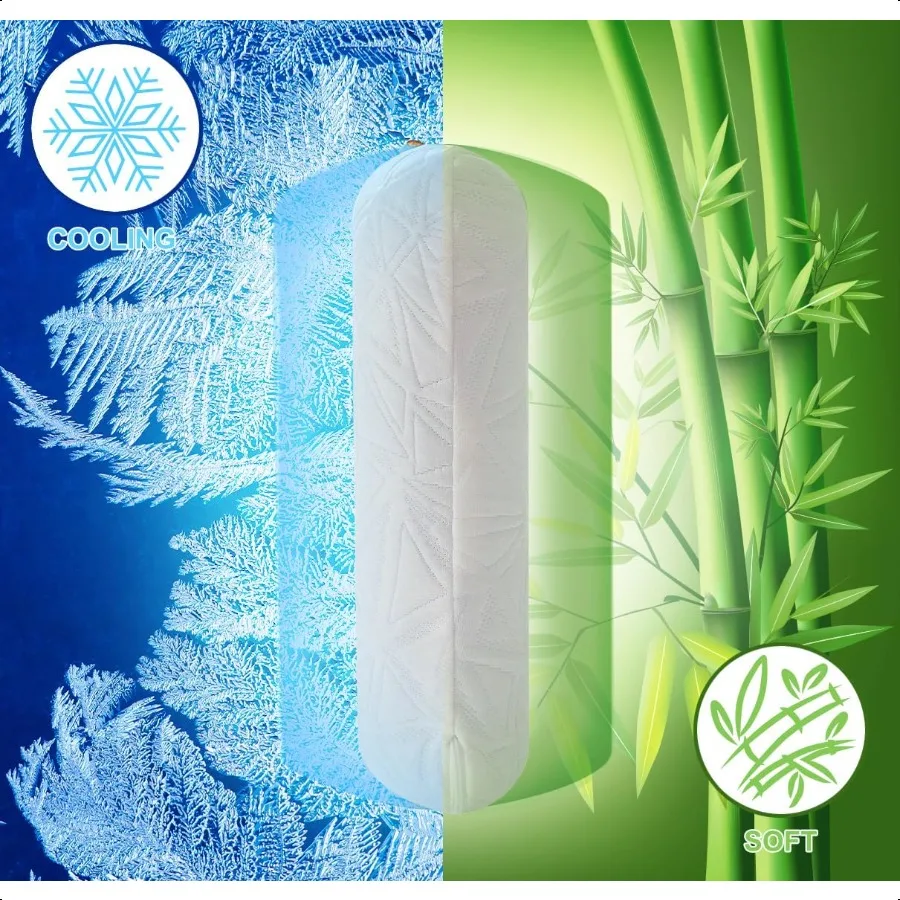 Small Cooling Gel Memory Foam Camping Pillow Travel Contoured port Comprible Pillow Ideal for Backpacking Camping Travel Car Ai