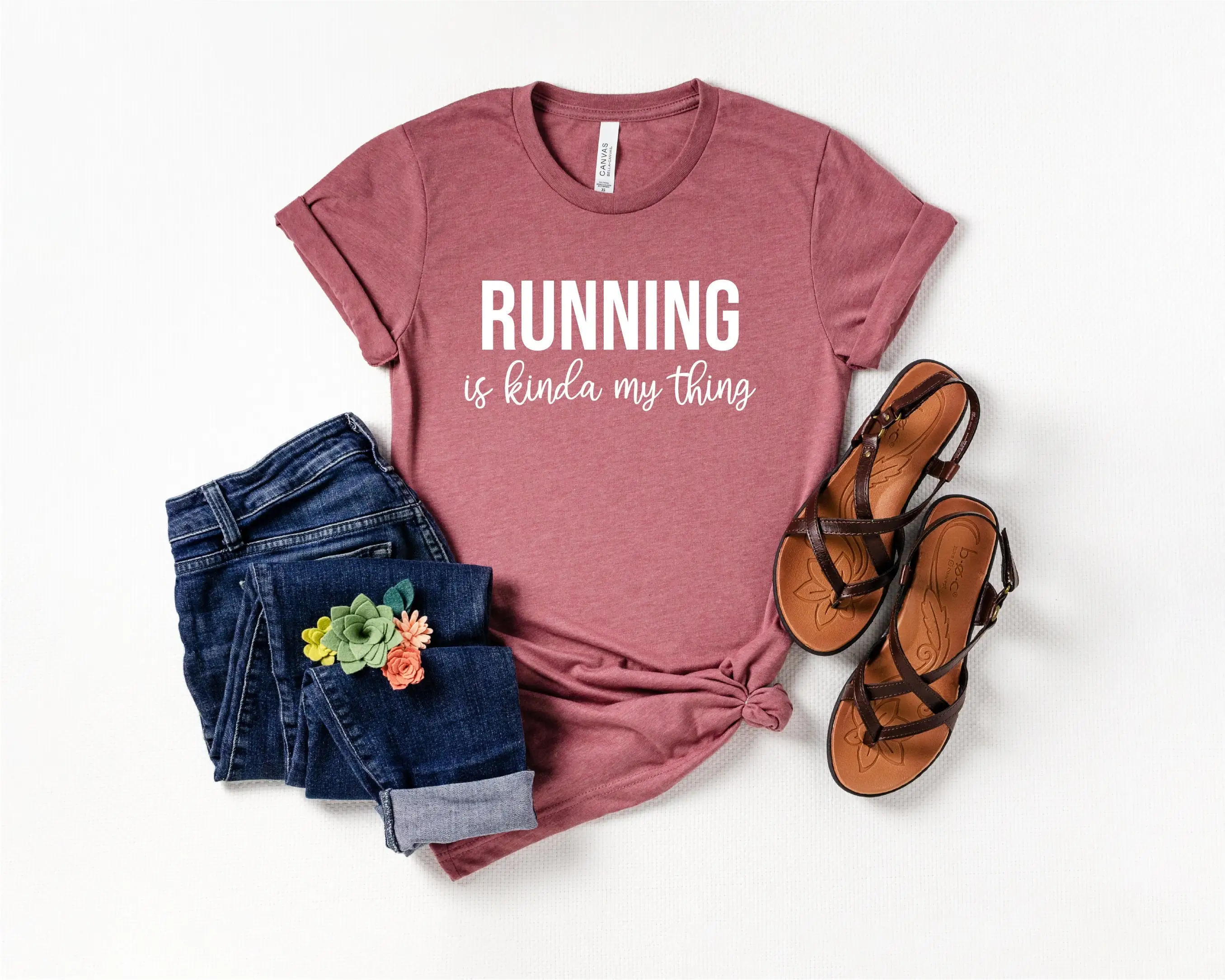 Running is Kinda My Thing T Shirt Runner for Marathon Funny Definition