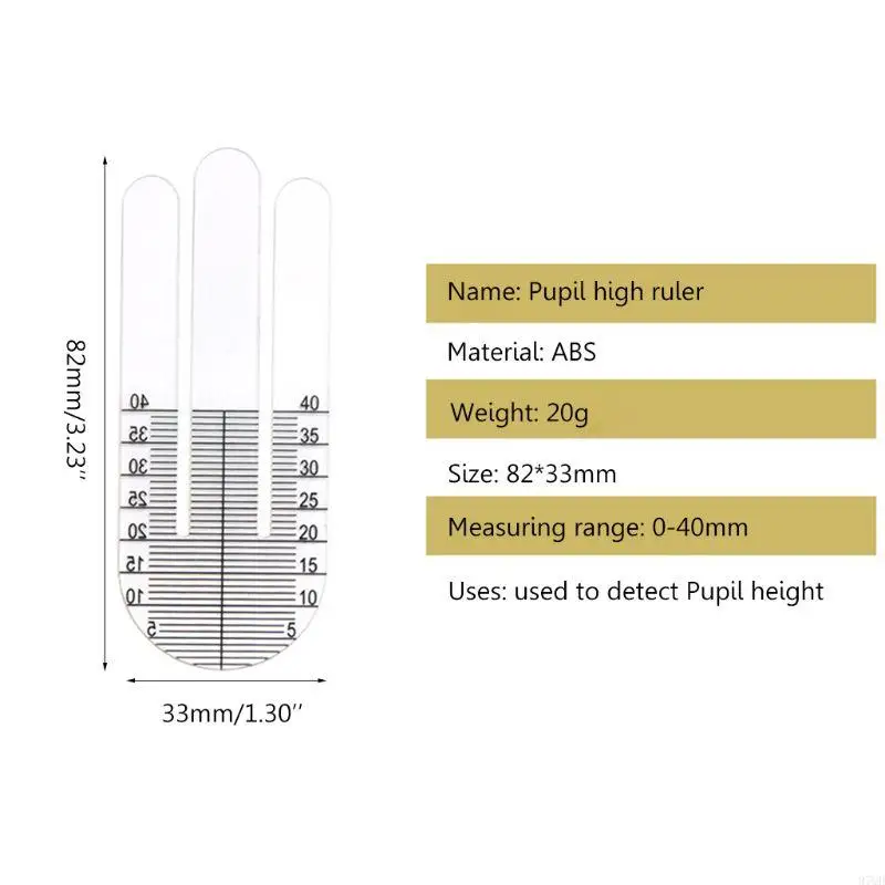 97QD 2 PCs/Definir régua pH óptico para Hospital Medical Supplies Optometria PH Tester Profissional leve
