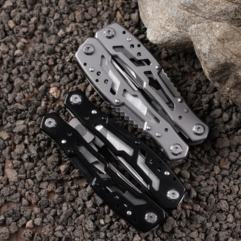 Full Steel Multitool Pliers Heavy Duty Folding Pocket Knife Wire Cutter Tactical EDC Gear for Outdoor Camping Hiking Survival - view 2
