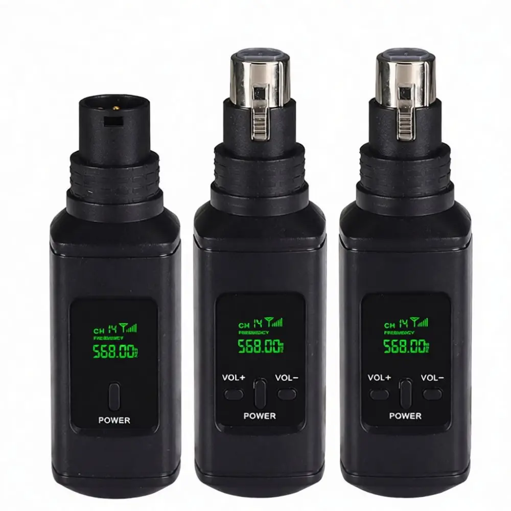 Digital Wireless Transmitter Receiver For Dynamic Mic Guitar Electric Wind Instrument Studio Live Stage Sound System