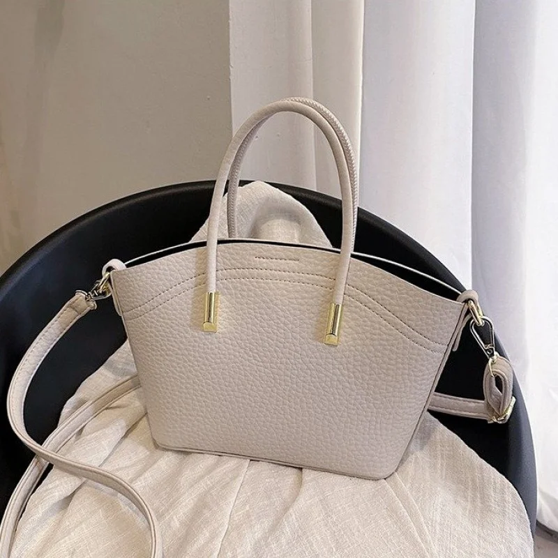 

Stylish Leather Shoulder Bag For Elegant Ladies By Famous Designer, Luxury Brand Tote Handbag