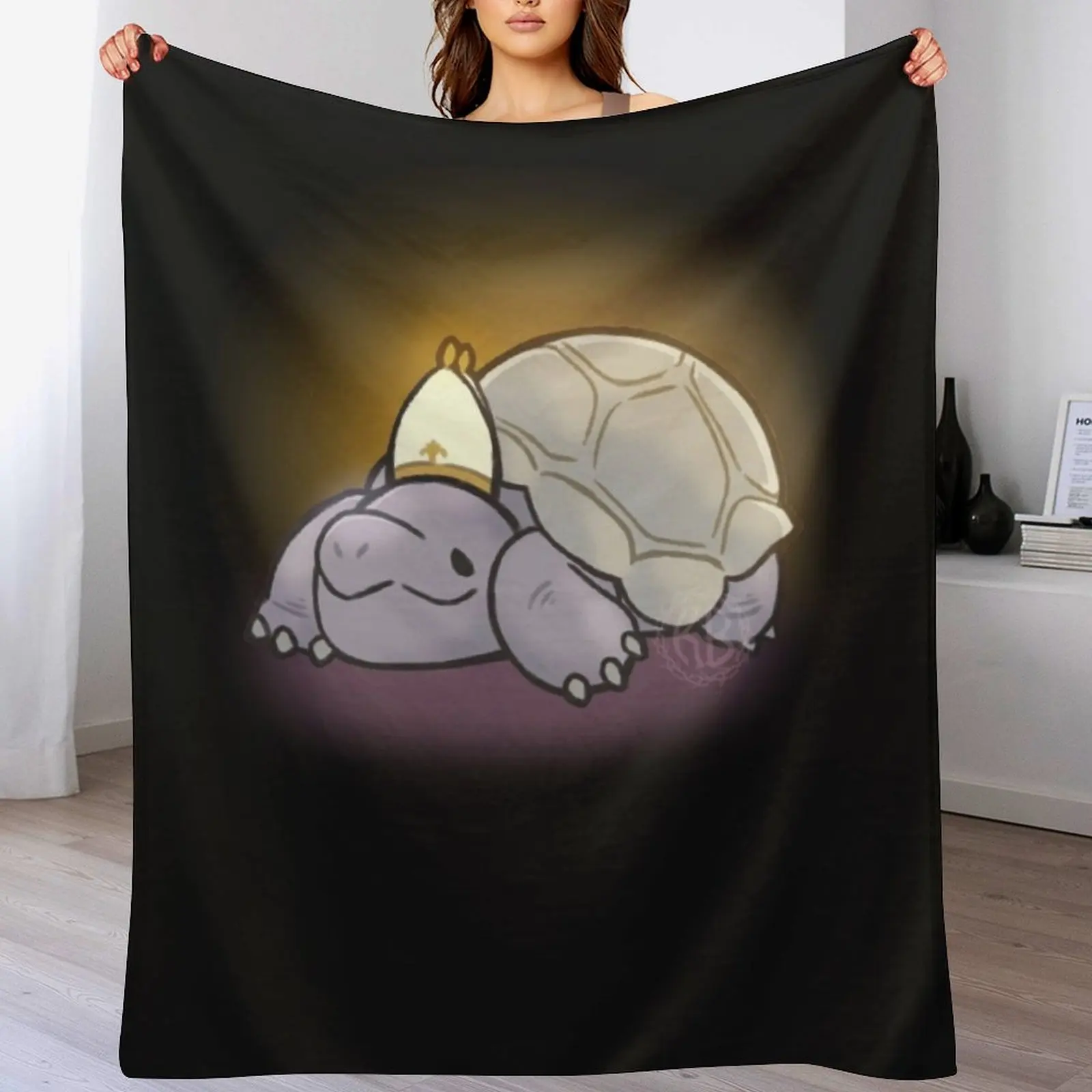 Turtle Pope Classic Throw Blanket Spring Fall Cozy Throw Blanket for Couch