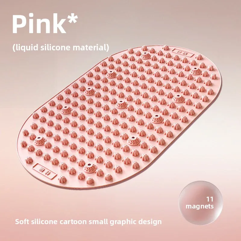 

Жидкий силиконовый коврик Расширенный и увеличенный домашний подошвенный противоскользящий массажный спортивный коврик Мягкий силиконовый гриф