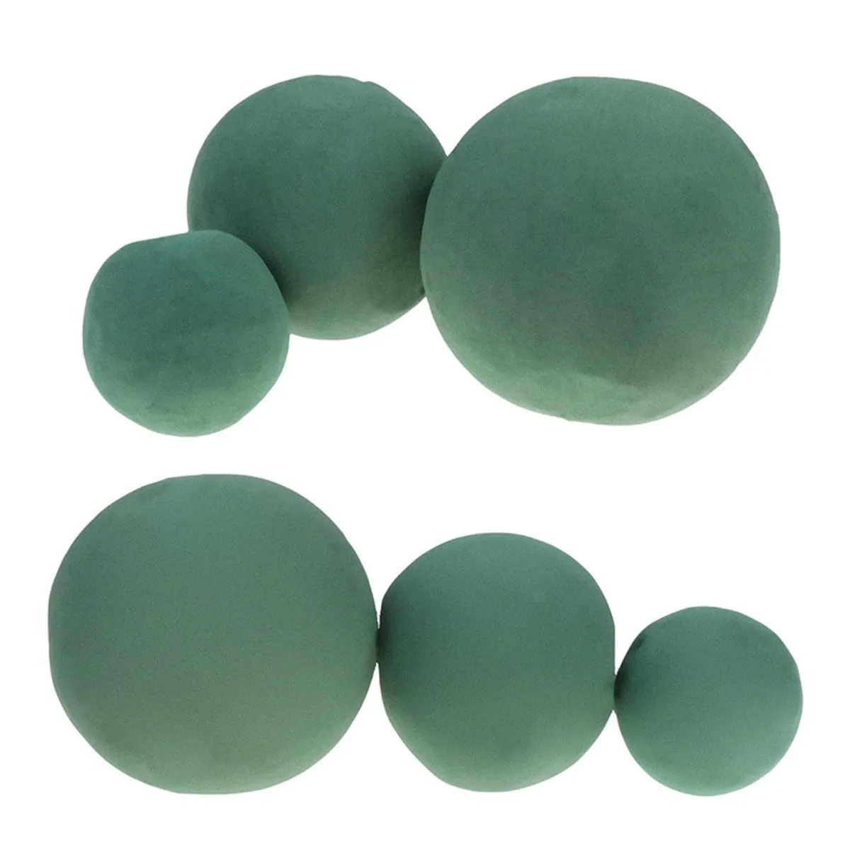 9/12/15cm Household Round Green Dried Flower Ball Mud Sponge Foam Bouquet Decoration For Fresh Floral Flower Arrangement Tools