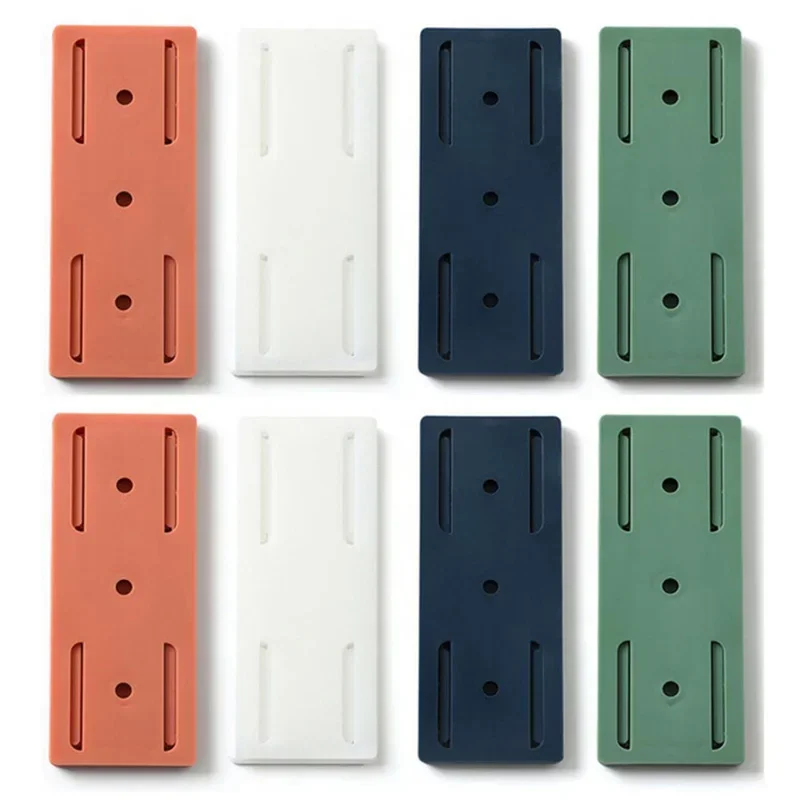 1PC Socket Paste Fixer Patch Panel Holder Wall Hanging Plug Fixing Device Punch-free Plug Multi-Purpose Hooks