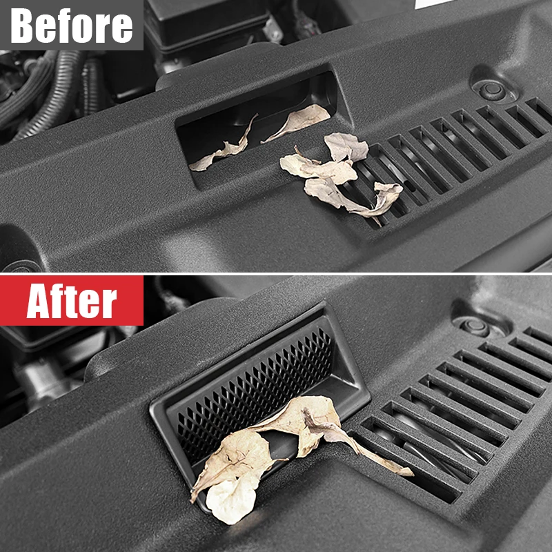 For Toyota Highlander XU70 Kluger 2020 -2023 Car Air Conditioning Outlet Mask Under Seat Vent Protect Cover Sticker Accessories