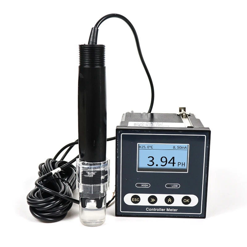 Oem Industrial Electrode Probe Controller Online ph Meter Water High Temperature PH Sensor for Milk Boiler Water Drinking Water