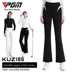 Pgm Golf Clothes Trousers Women High Waist Elastic Pants Autumn Spring Lady Casual Long Pants Leisure Flared Golf Sweatpants