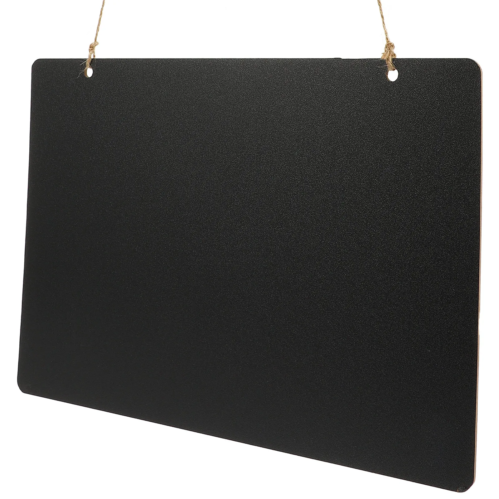 

Double Sided Board Black Door Hanging Decor Chalkboard Wall Hanging Erasable Signs Density Board Lightweight Practical
