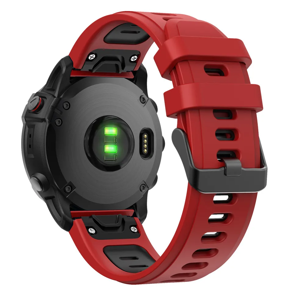 BEHUA 22mm 26mm Ersatzarmband für Garmin Fenix 6X 6X Pro 7X 8X Uhrenarmband mit Easy Fit Schnellverschluss Uhrenarmband Correa – Detail 23