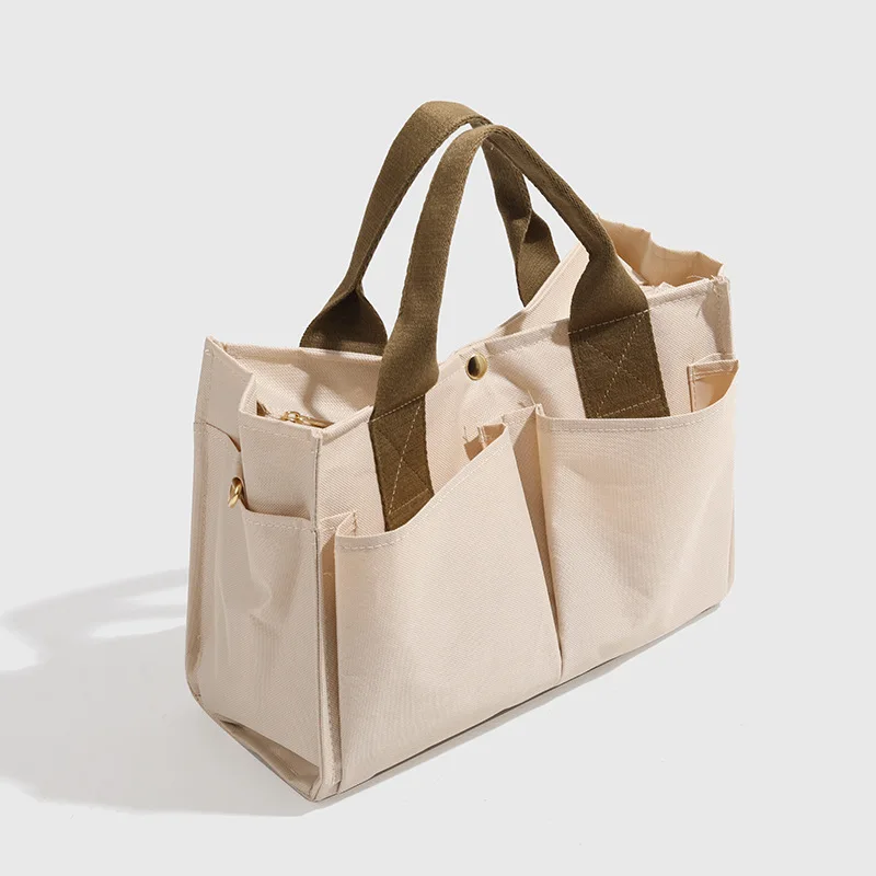 Korean mommy bag mother and baby go out lightweight portable shoulder bag large capacity canvas multi-functional mother bag