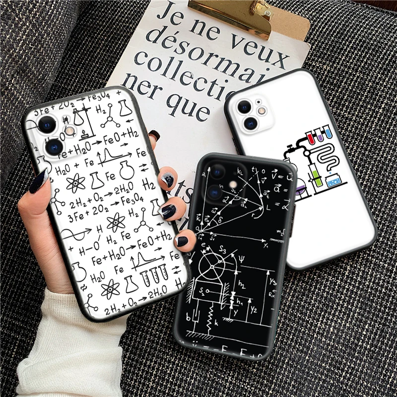 66F Chemistry drawing Soft Case for Huawei Y5P Y6P Y7A Y8P Y9A Y6 Y7 Y8S Y9S Y9 Prime Nova 9 9I 4E 5T 7 Mate 10 Lite 20 Pro P30