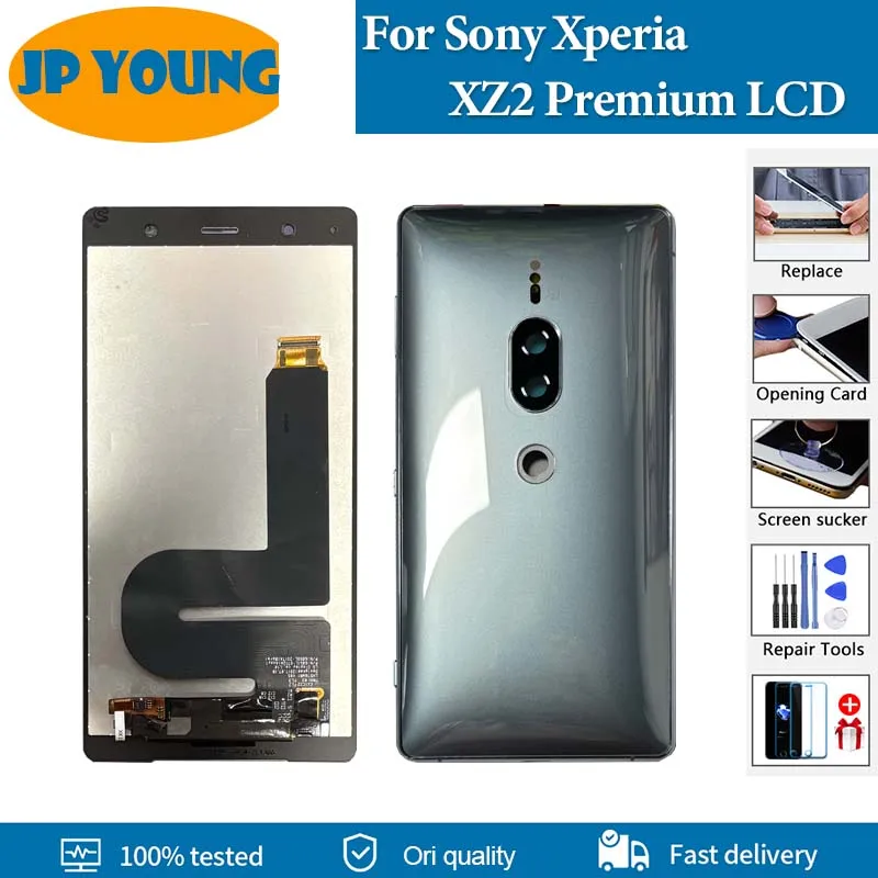 Pantalla LCD Original para Sony Xperia XZ2 Premium Dual H8166, Pantalla Táctil Digitalizadora, Repuestos para Reparación de Pantalla LCD para Sony XZ2 P