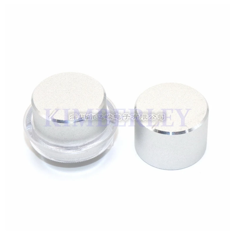 2PCS 25MM Sandblast Knob Cap Aluminum Alloy Knob Cap With Indicator Knob Cap Potentiometer Knob Cap two-piece Set