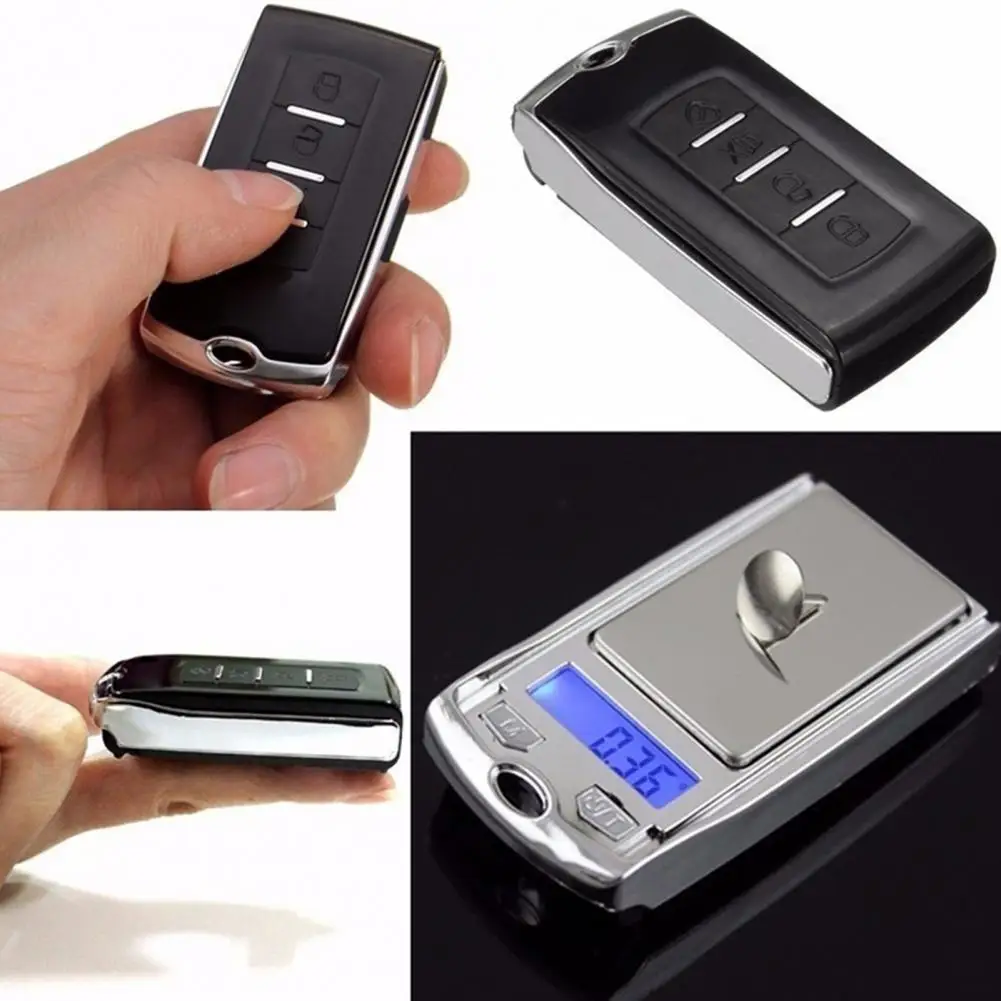 Digital Scale Simple Accurate Digital Pocket Scale Metal Jewelry Scale Electronic Scale Lightweight Car Key Shape Accurate