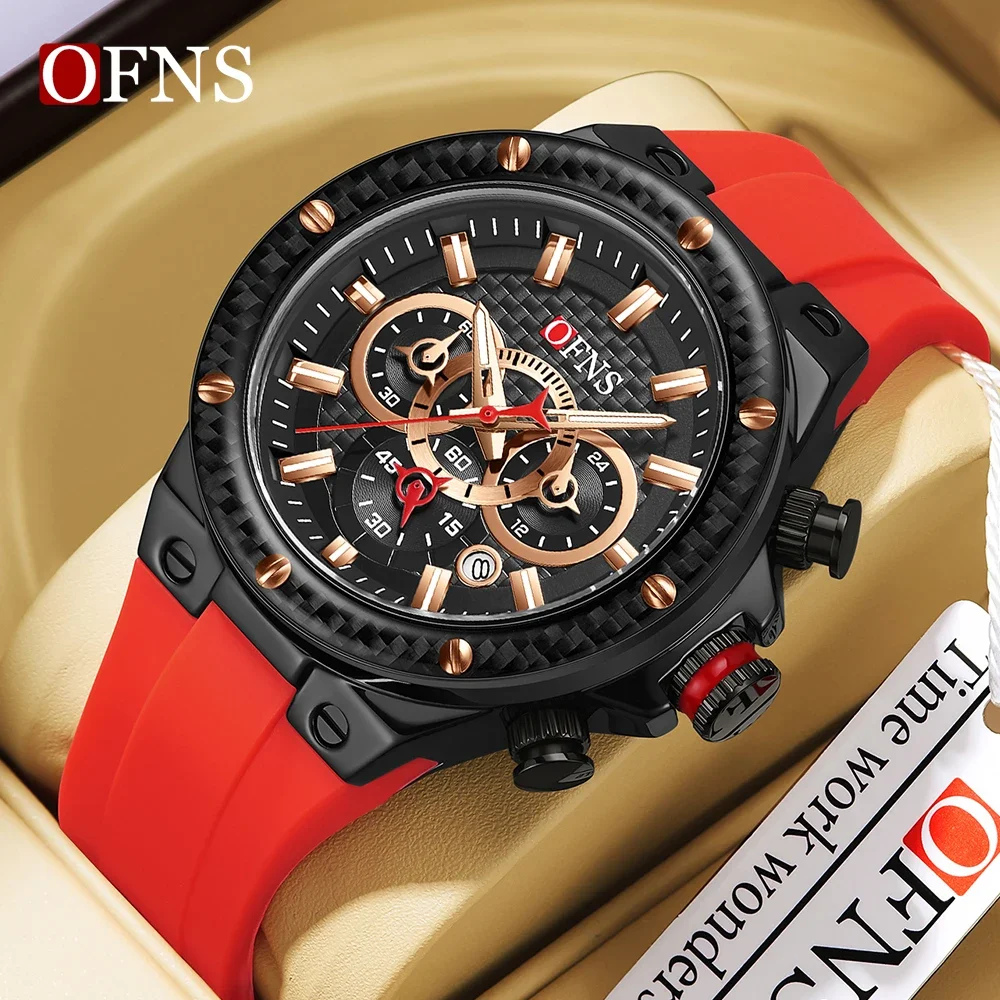 

Sanda 5514 Quartz Watch Men's Three Eyes Six Needle Watch Fashion Trend Men's Multi functional Waterproof Quartz Watch