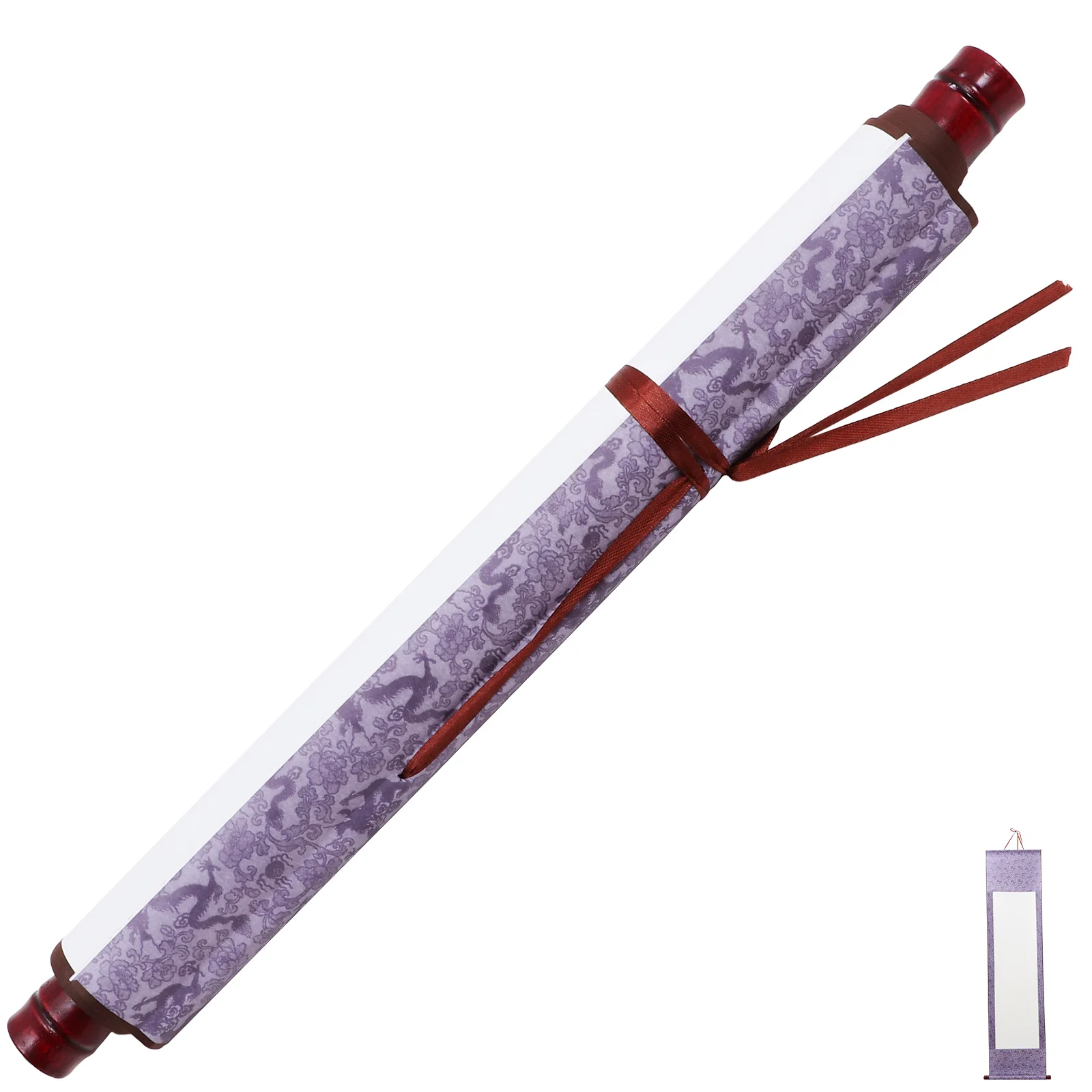 

Blank Scroll Calligraphy Practice Paper Wall Hanging Painting Drawing Lengthen Rice Chinese Half Cooked