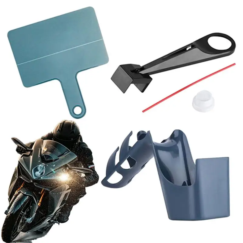 

4 Pcs Motorcycle Chain Lube Applicator Kit MessFree Chain Wax Chain Cleaner Attachment Motorcycle Chain Oiler Spray Gear
