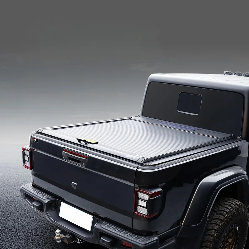 

High Quality 4x4 Pickup Accessories Aluminum Retractable Pickup Truck Bed Covers for Gladiator