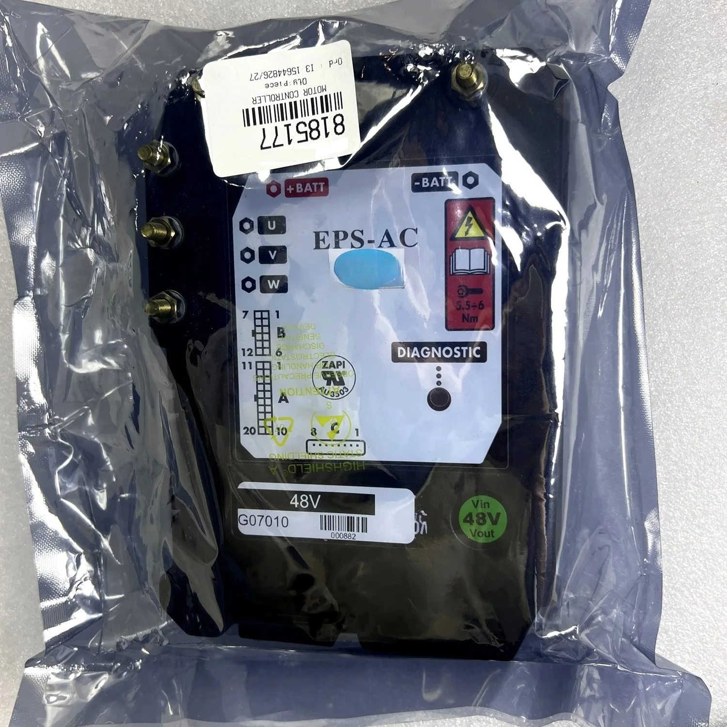 

48V AC Motor Controller 8185177 Control Steering 1499408 for Lift Trucks