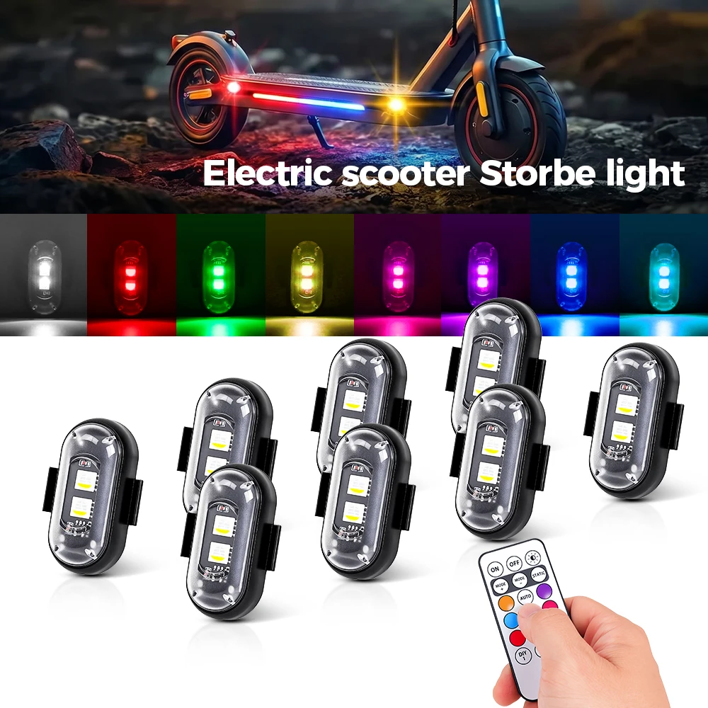 LED Strobe Light for INOKIM OX OXO For Kukirin G2 G2PRO G2Max for Zero for Hiboy MAX V2/S2 Scooter Anti-collision Warning Lamp view 4