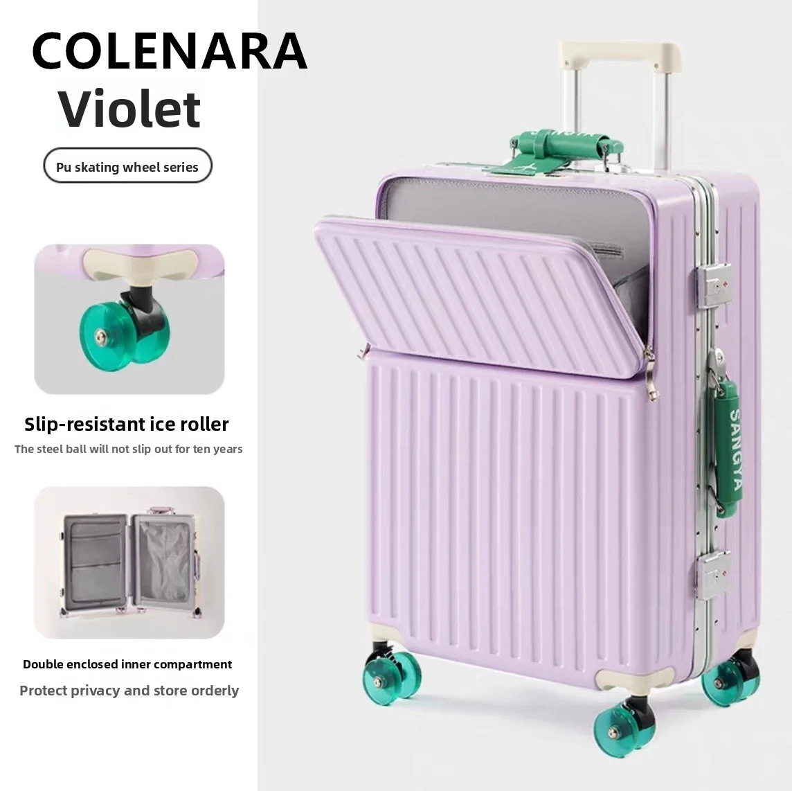COLENARA Multifunctional Suitcase 24